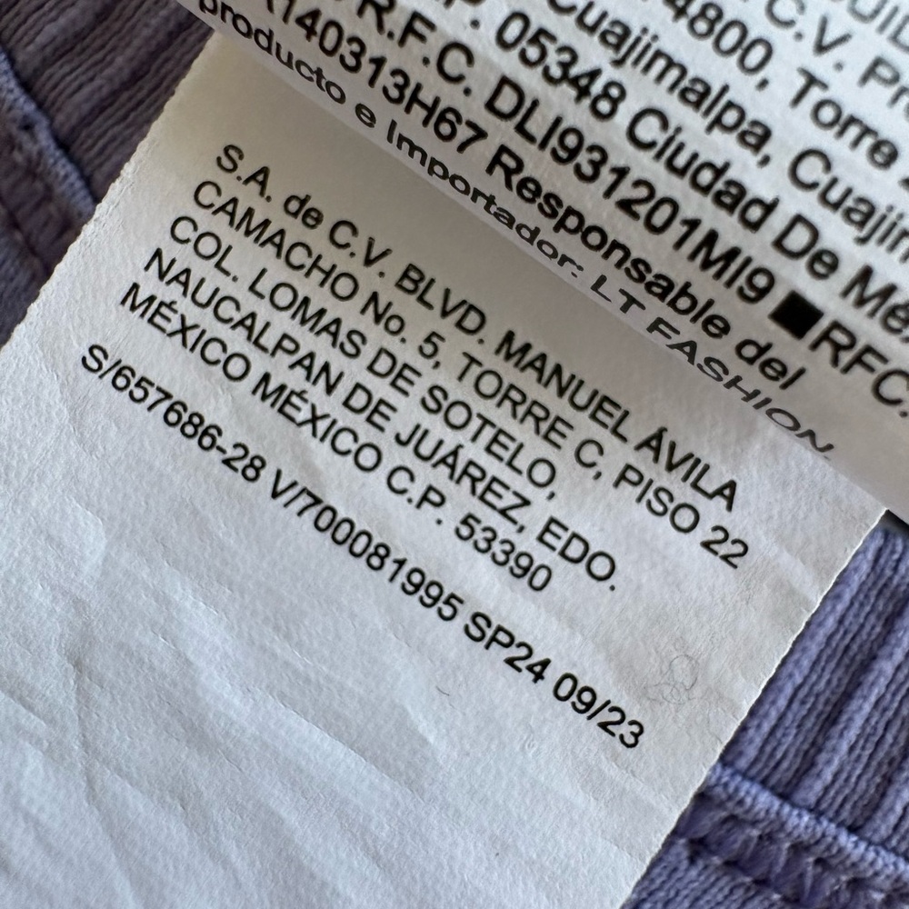 Athleta | In Motion Seamless Tee Lavender Purple Gray - Picture 7 of 7